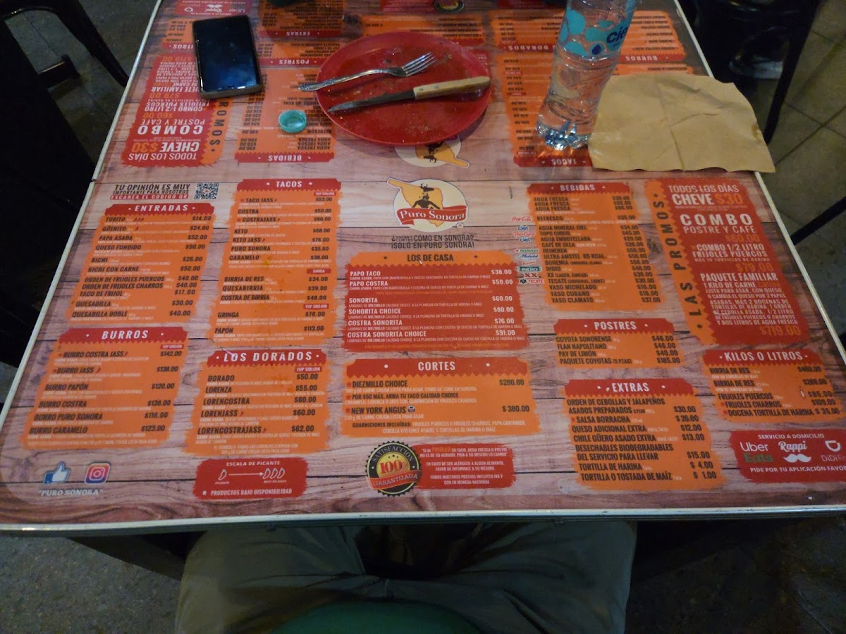 Puro Sonora Menu - Image 5
